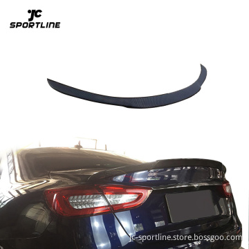 Carbon Fiber Rear Trunk Spoiler for Maserati Quattroporte GTS 4-Door 2013-2019